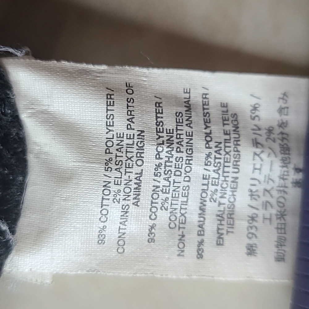 J. Crew Toothpick Denim Jean, Black 28 Tall-Style B1284 - Picture 6 of 10